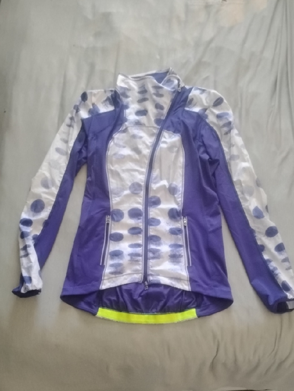 lululemon athletica Purple and White Polka Dot Lined Shacket